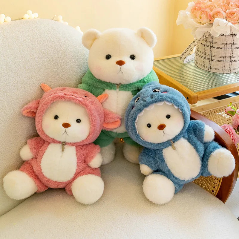 Kawaii Bear Plush Toy Teddy Bear With Cloth
