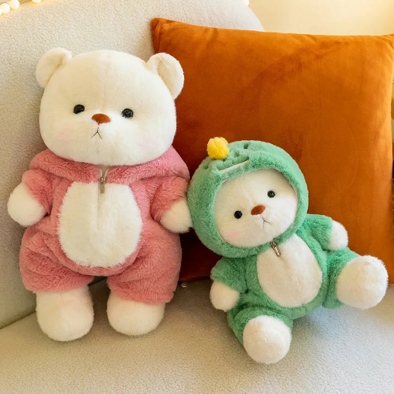 Kawaii Bear Plush Toy Teddy Bear With Cloth