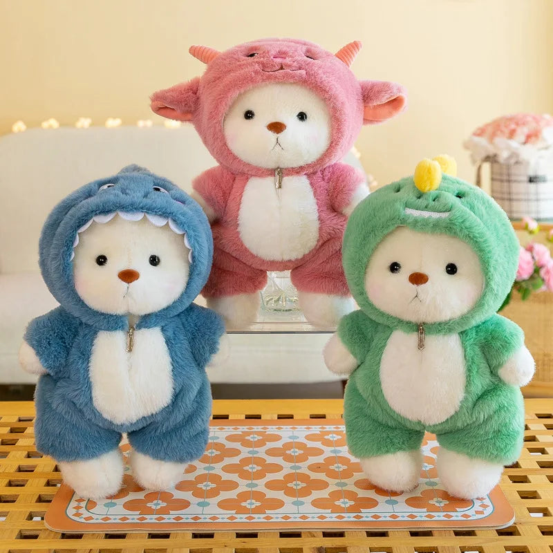 Kawaii Bear Plush Toy Teddy Bear With Cloth