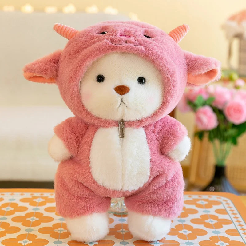 Kawaii Bear Plush Toy Teddy Bear With Cloth
